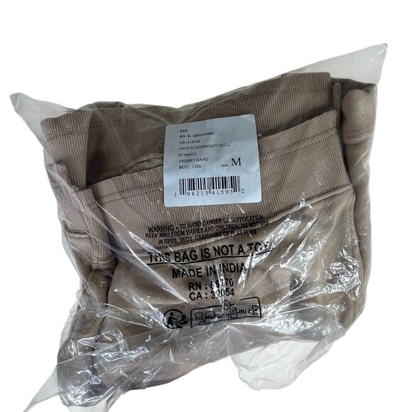 NWT FP Movement x Hatch Women's Intercept Sweatshirt Sz M Desert Sand Maternity - Picture 11 of 13